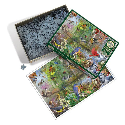 Birds of the Season 1000 Piece Jigsaw Puzzle Cobble Hill