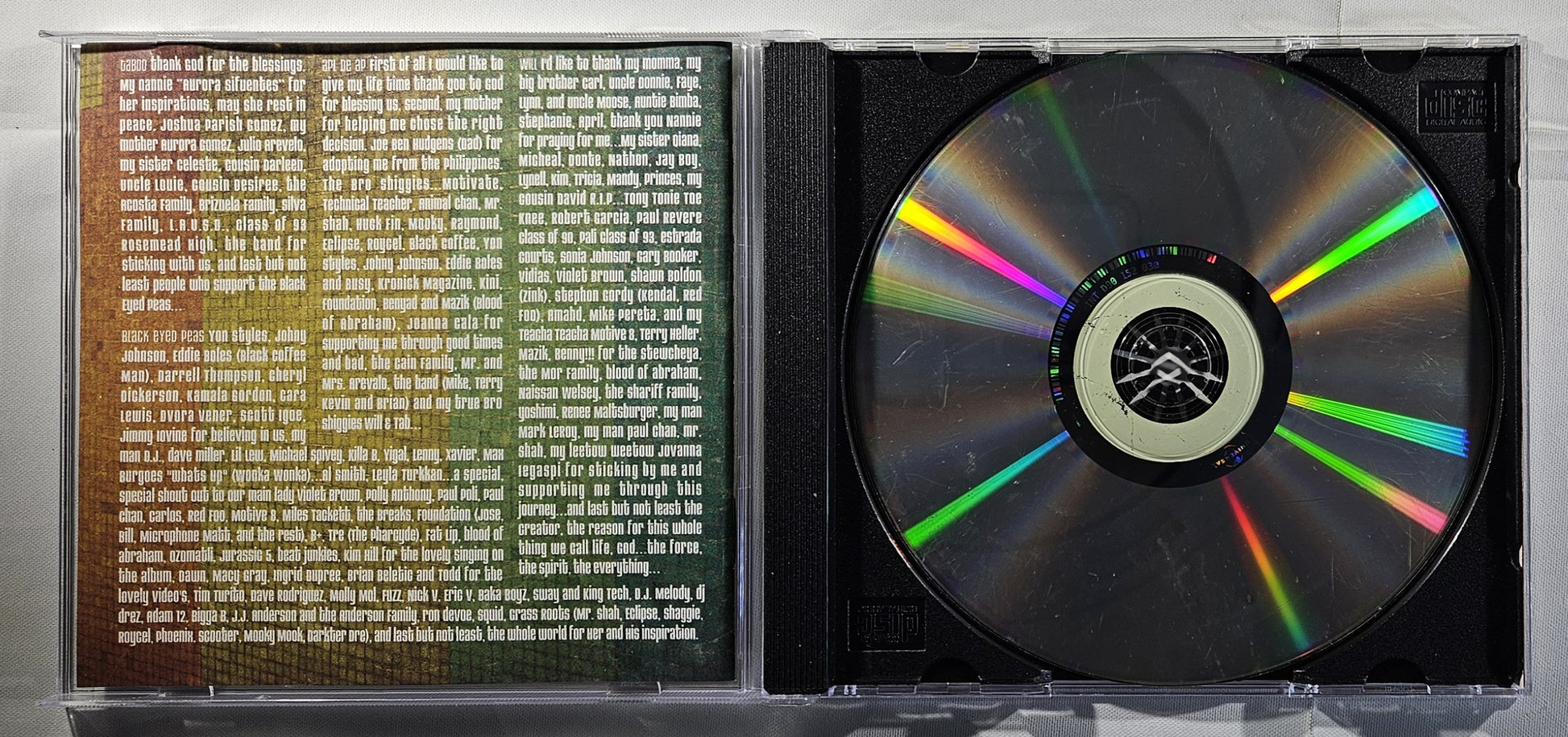 Black Eyed Peas - Behind the Front [1998 Used CD]