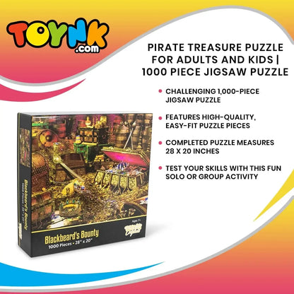 Blackbeard's Bounty 1000 Piece Jigsaw Puzzle Toynk