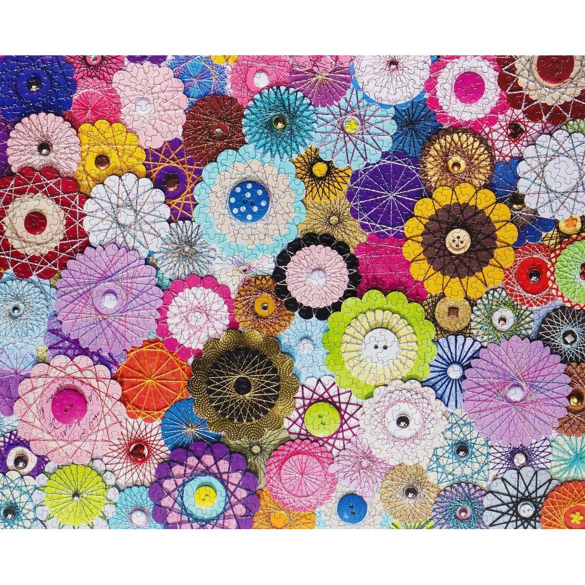 Bloomin Buttons 1000 Piece Jigsaw Puzzle Springbok