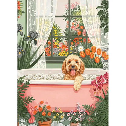 Blooms & Bubbles 500 Piece Jigsaw Puzzle Cobble Hill