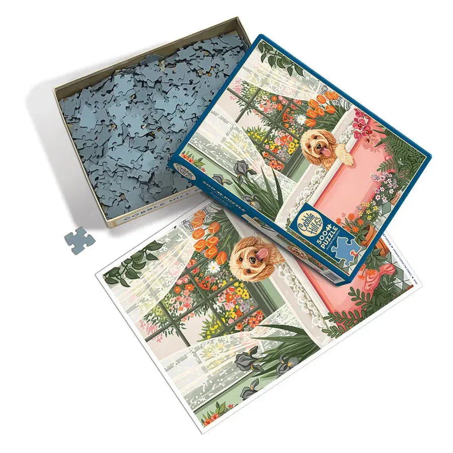 Blooms & Bubbles 500 Piece Jigsaw Puzzle Cobble Hill
