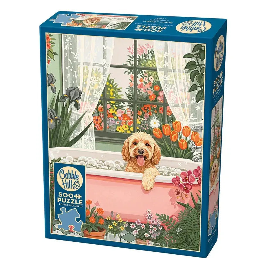 Blooms & Bubbles 500 Piece Jigsaw Puzzle Cobble Hill