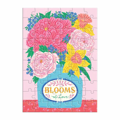 Blooms of Love Greeting Card 60 Piece Jigsaw Puzzle Galison