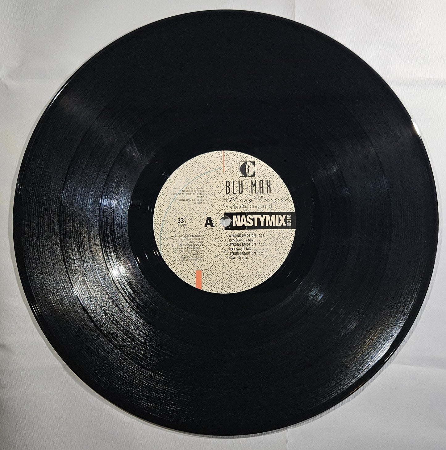 Blu Max - Strong Emotion [1990 Used Vinyl Record 12" Single]