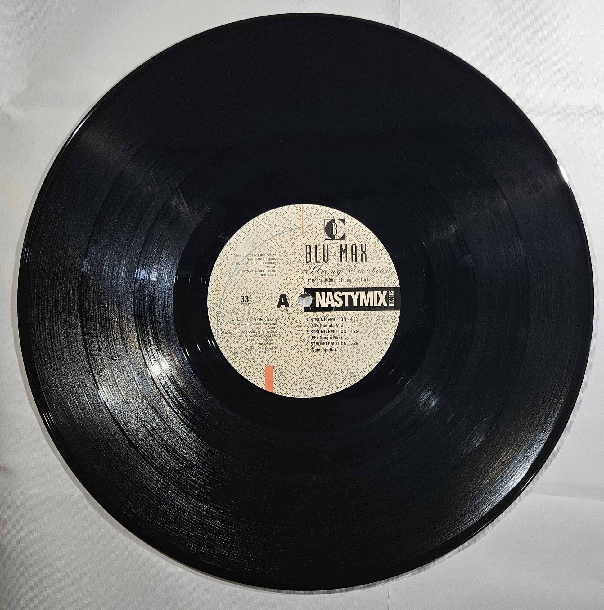 Blu Max - Strong Emotion [1990 Used Vinyl Record 12" Single]