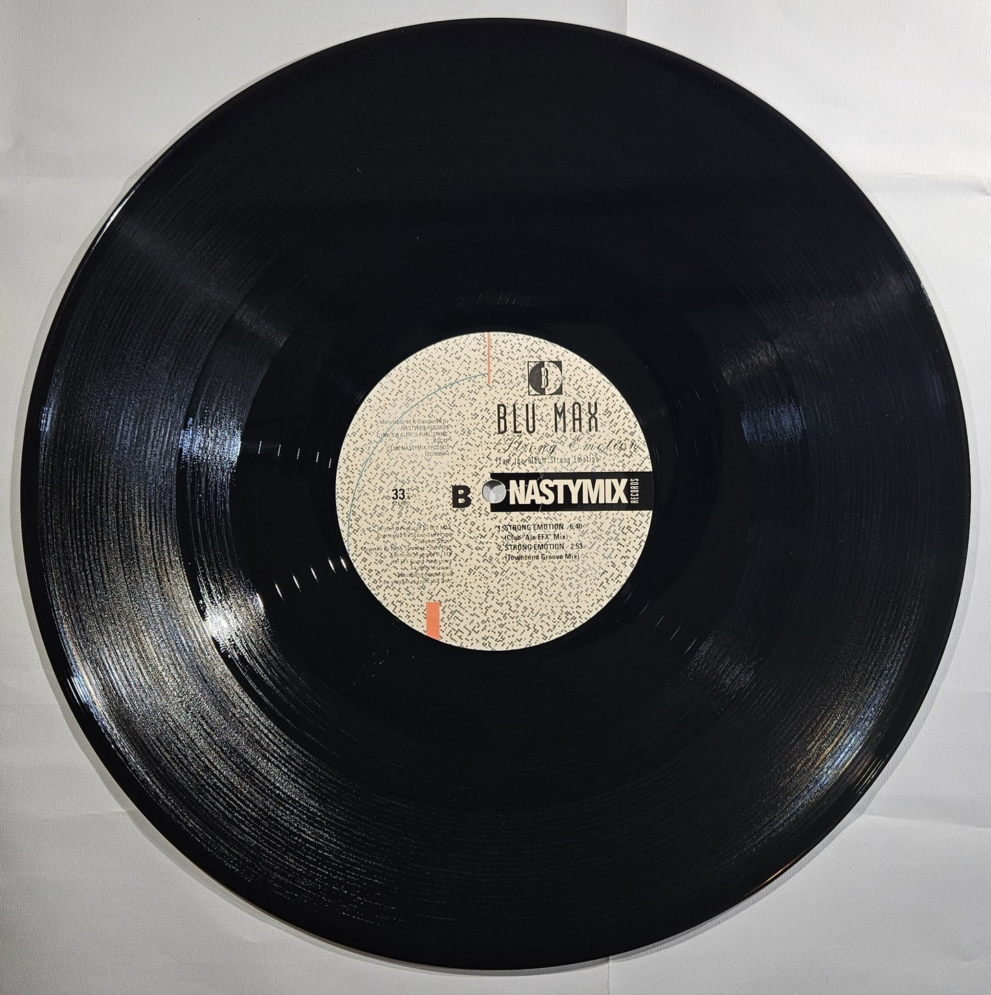 Blu Max - Strong Emotion [1990 Used Vinyl Record 12" Single]