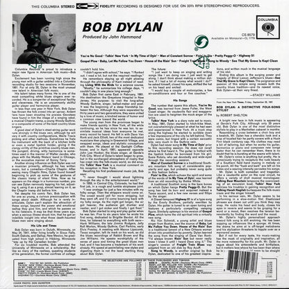 Bob Dylan - Bob Dylan [2017 Reissue Stereo 180G] [New Vinyl Record LP]