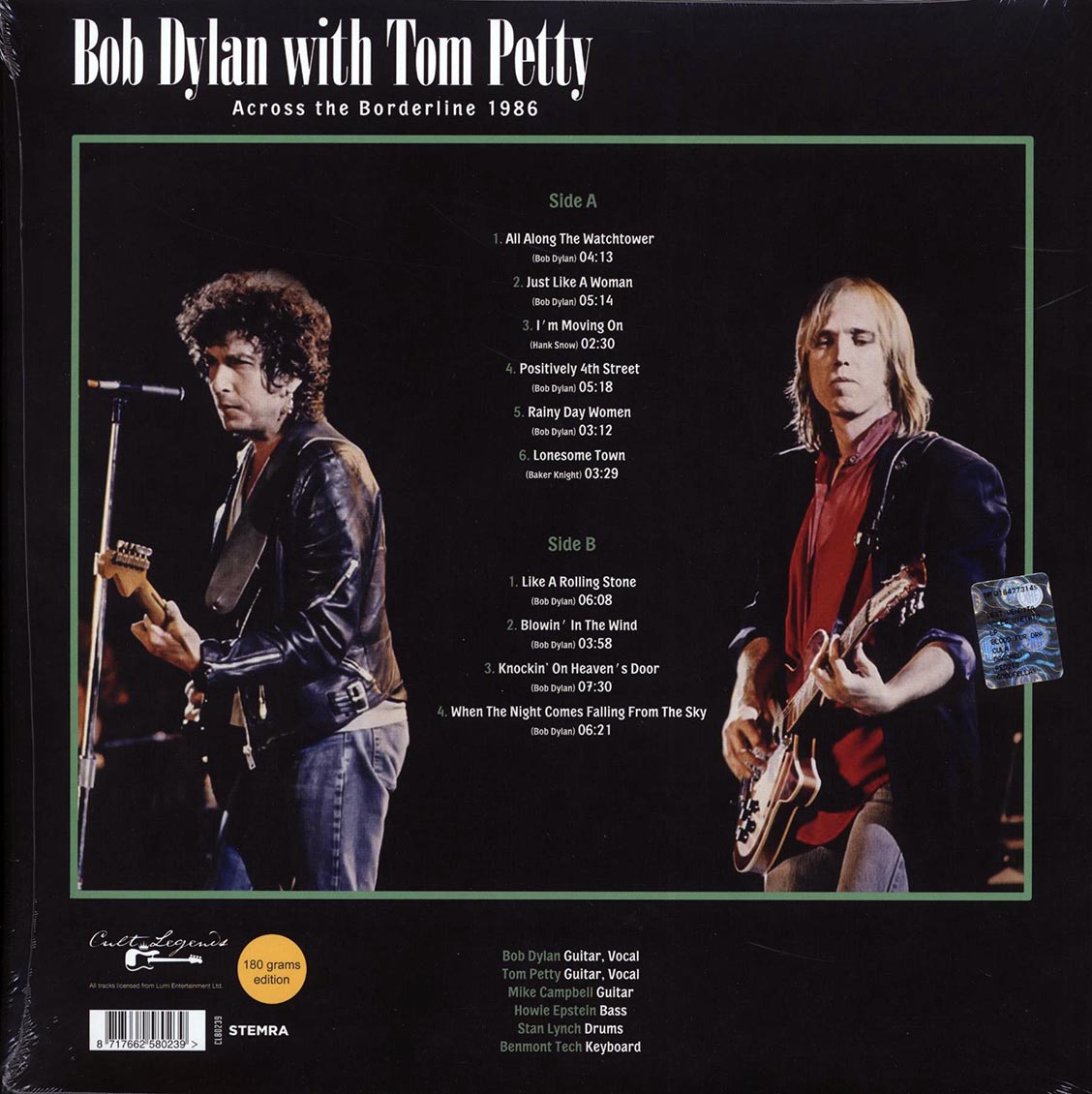 Bob Dylan With Tom Petty - Across the Borderline 1986 [2019 Unofficial] [New Vinyl Record LP]