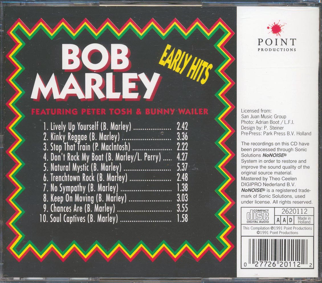 Bob Marley - Early Hits [1991 Compilation] [New CD]
