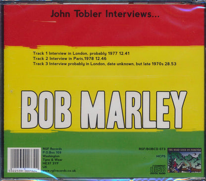 Bob Marley - John Tobler Interviews... [2011 New CD]