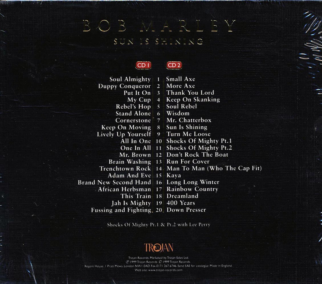Bob Marley - Sun Is Shining [1999 Compilation Remastered] [New Double CD]
