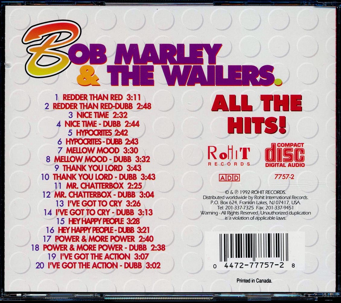 Bob Marley & The Wailers - All the Hits [1994 Compilation Reissue] [New CD]