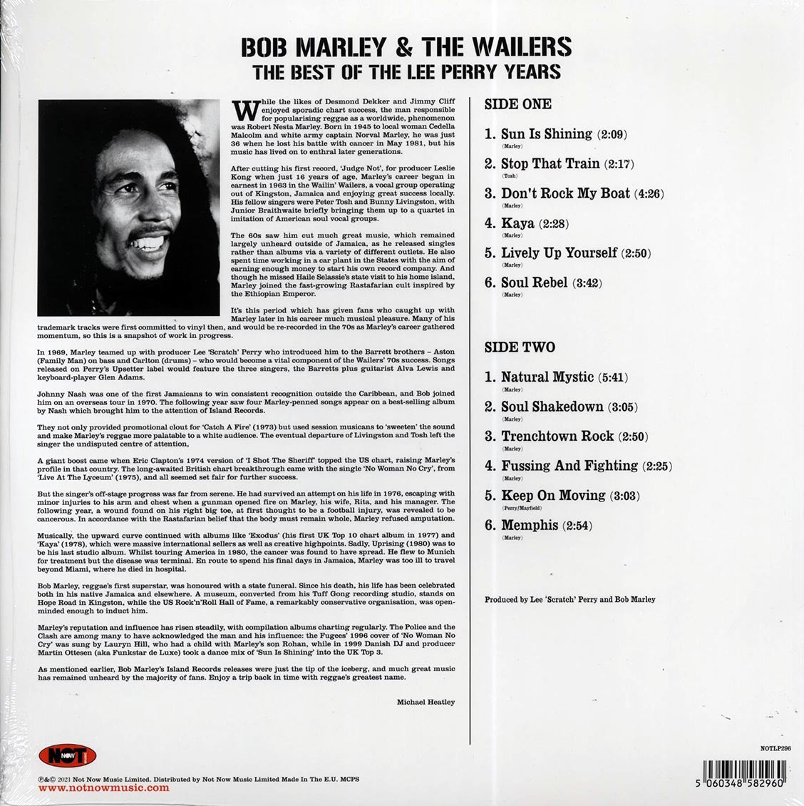 Bob Marley & The Wailers - The Best of Lee Perry Years [2021 180G Red] [New Vinyl Record LP]