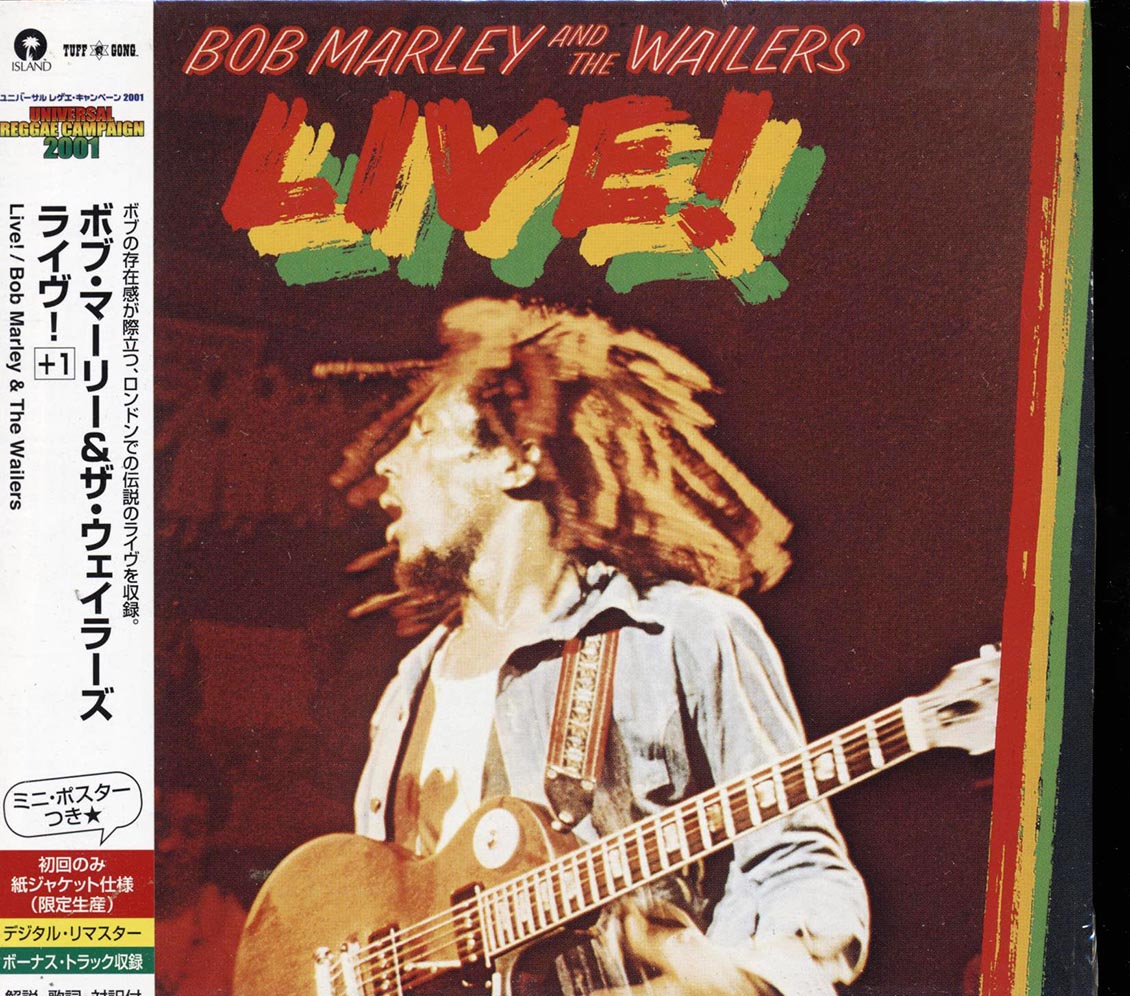 Bob Marley & The Wailers - Live! [2001 Japan Reissue Remastered Mini-LP] [New CD]