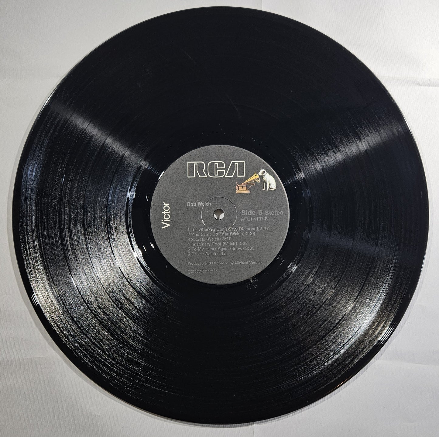 Bob Welch - Bob Welch [1981 Indianapolis Pressing] [Used Vinyl Record LP]