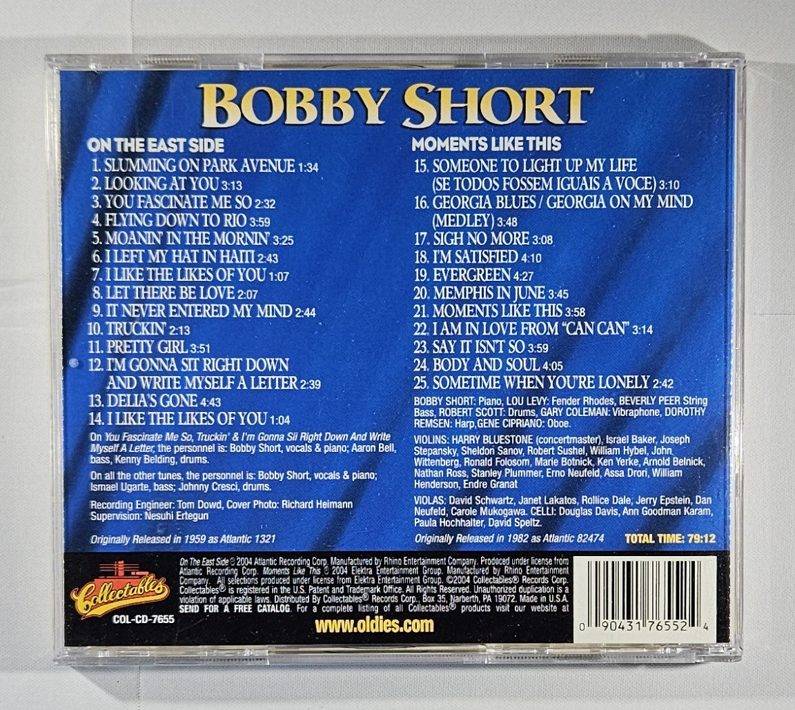 Bobby Short - On the East Side / Moments Like This [2004 Reissue] [Used CD]