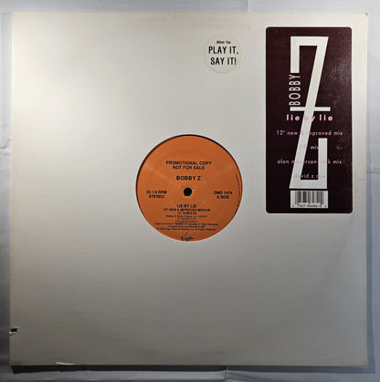Bobby Z. - Lie by Lie [1990 Promo] [Used Vinyl Record 12" Single]