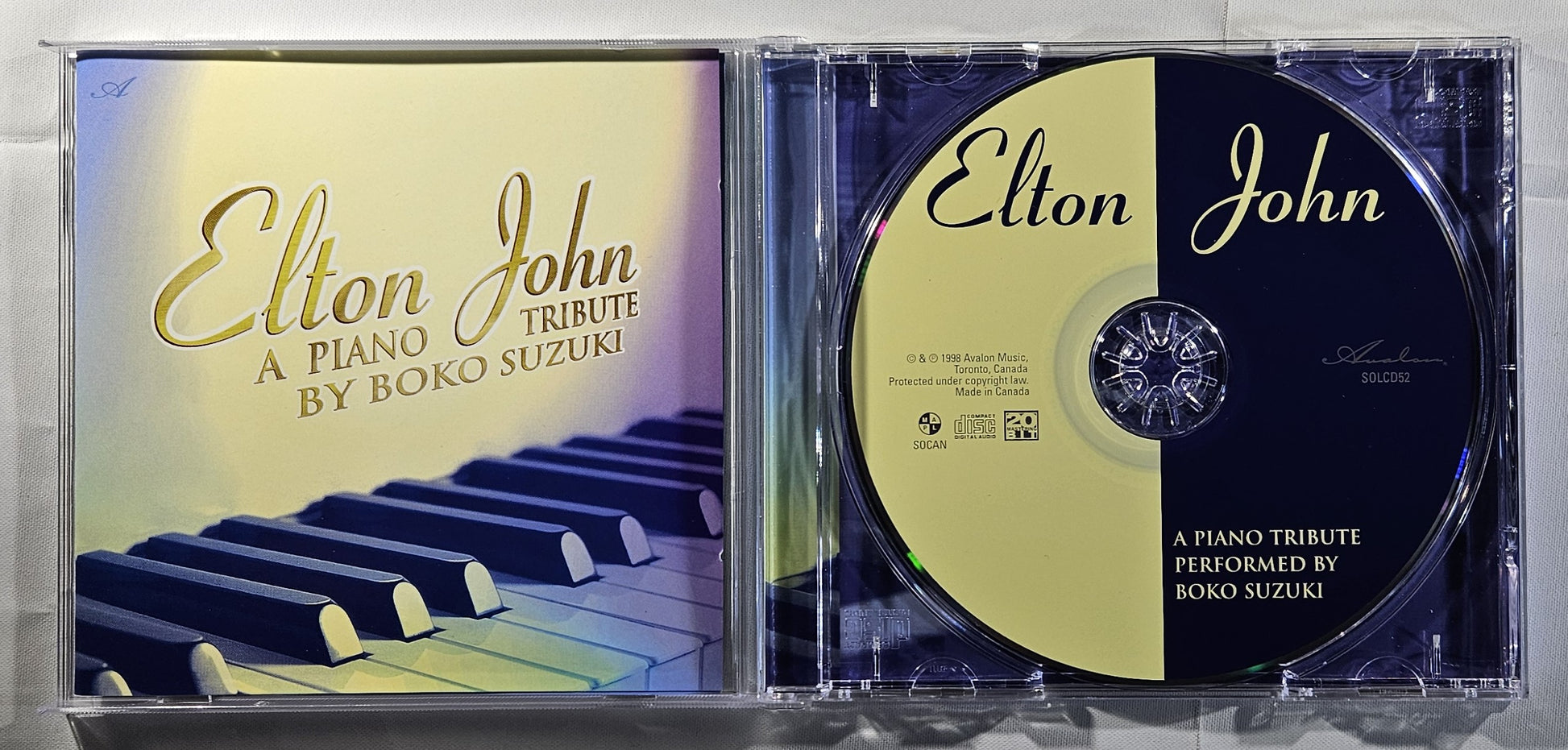 Boko Suzuki - Elton John A Piano Tribute by Boko Suzuki [1998 Used CD]