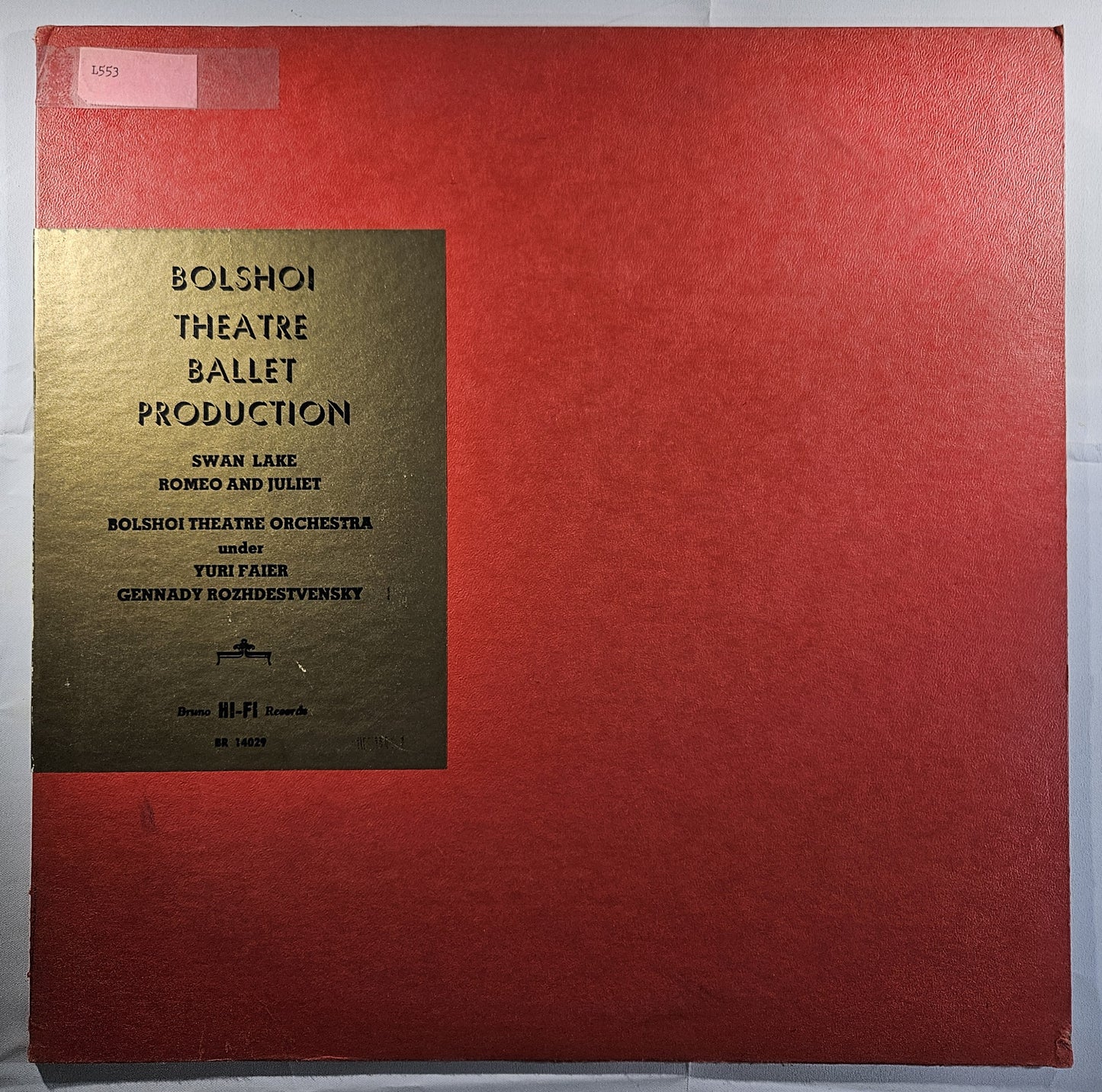 Bolshoi Theatre Orchestra - Swan Lake / Romeo and Juliet [1959 Used Vinyl Record LP]
