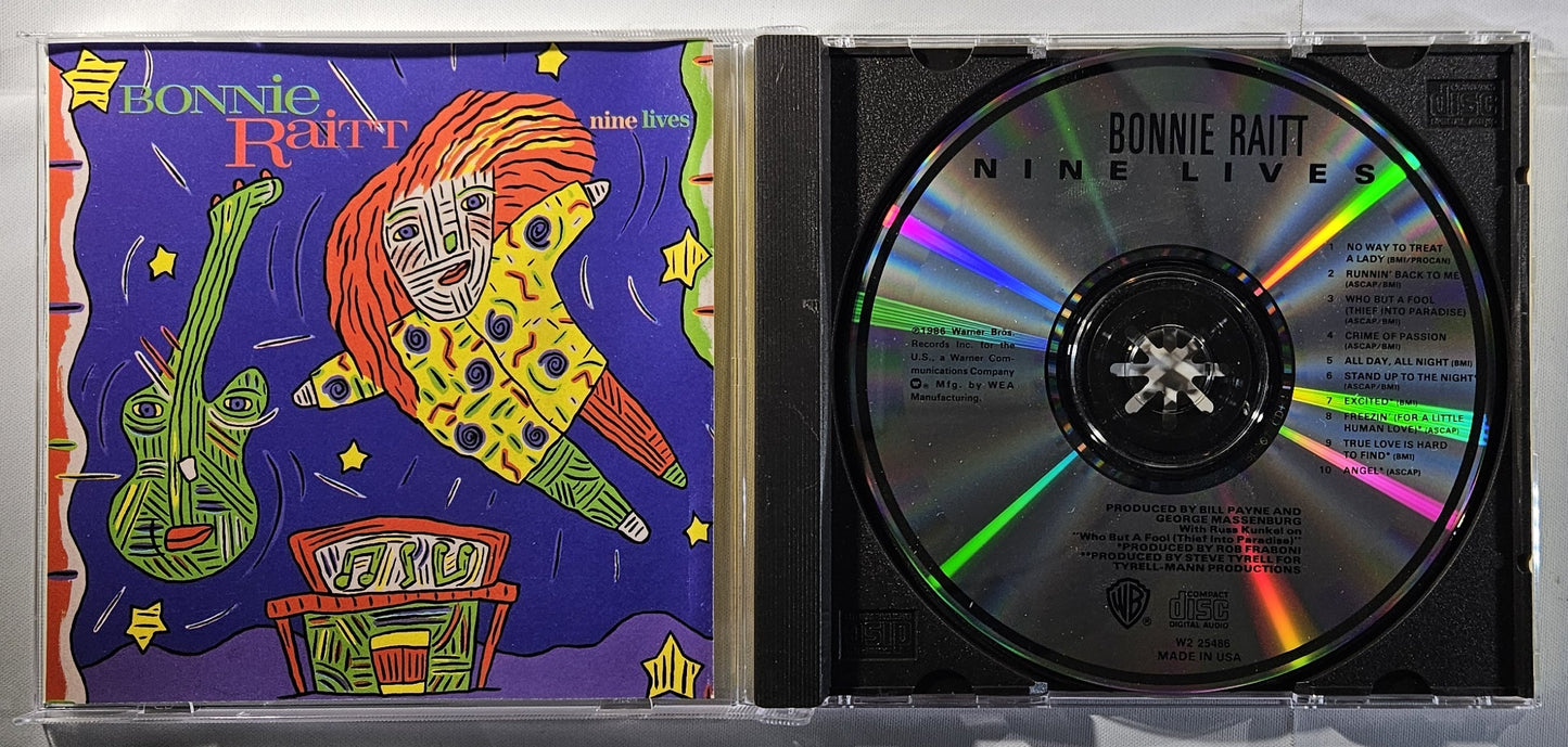 Bonnie Raitt - Nine Lives [1986 Club Edition] [Used CD]