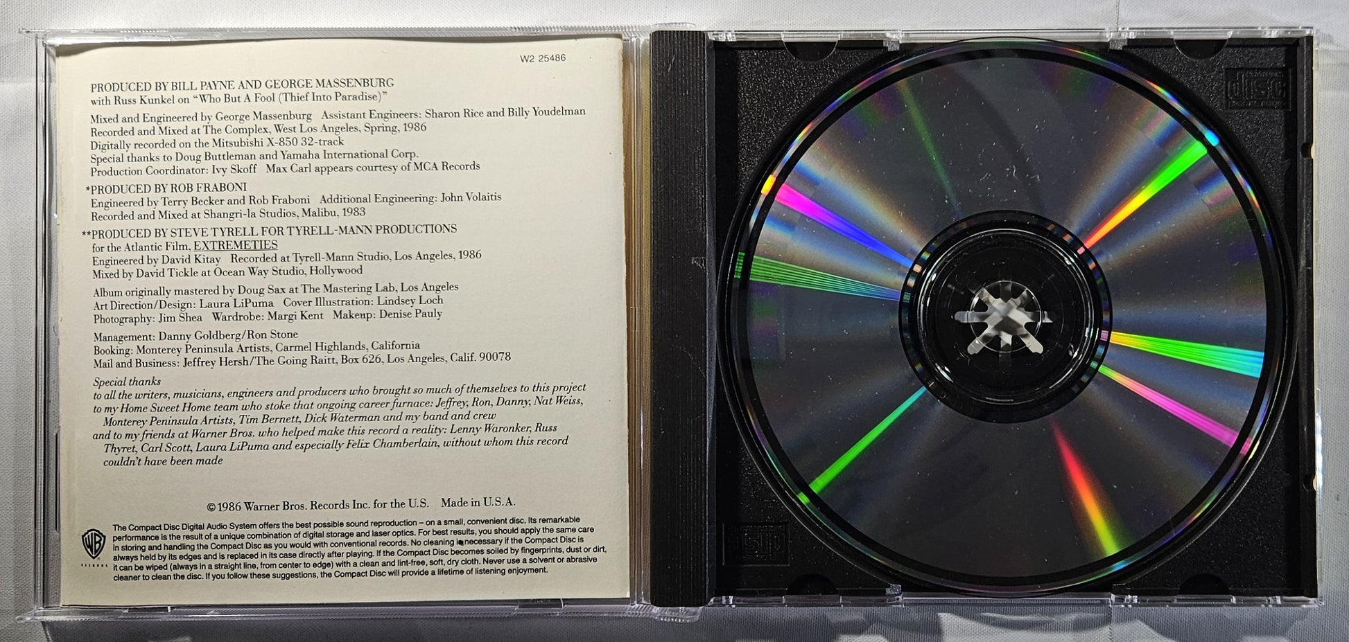 Bonnie Raitt - Nine Lives [1986 Club Edition] [Used CD]