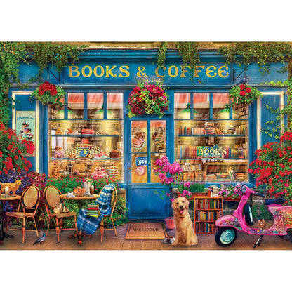 Books & Coffee 1000 Piece Jigsaw Puzzle Eurographics