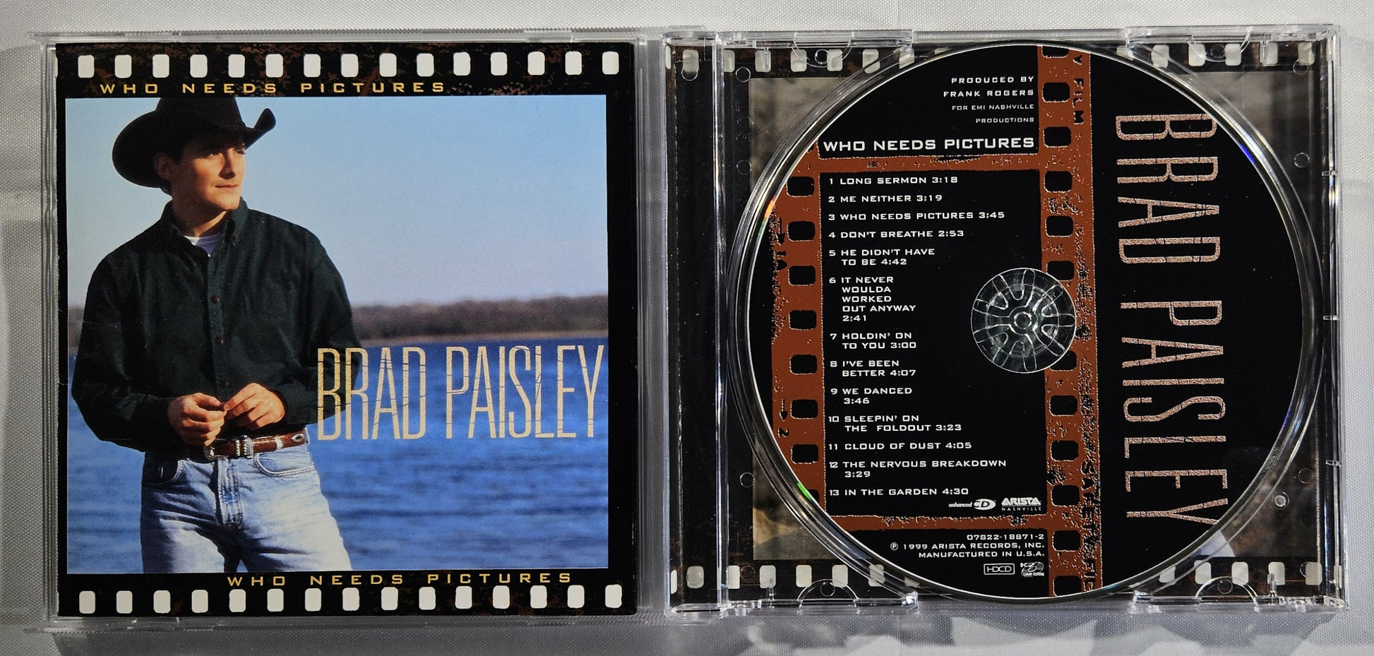 Brad Paisley - Who Needs Pictures [1999 Enhanced] [Used HDCD]