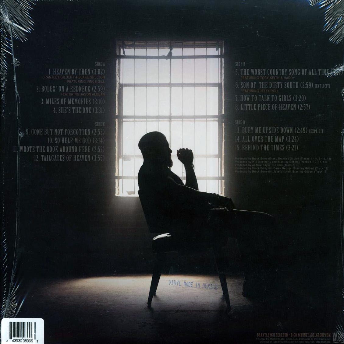 Brantley Gilbert - So Help Me God [2023 Clear] [New Double Vinyl Record LP]