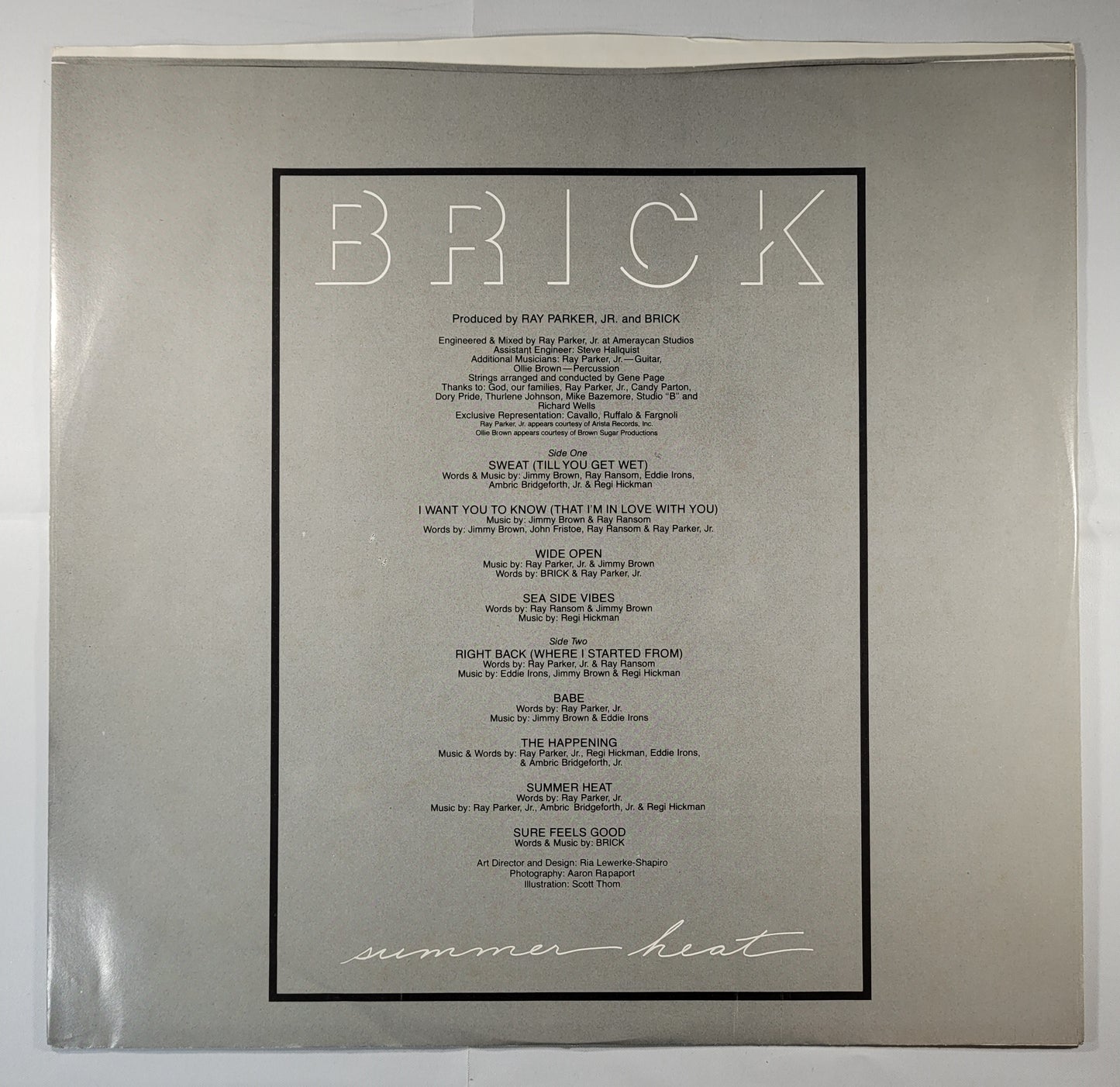 Brick - Summer Heat [1981 Used Vinyl Record LP]