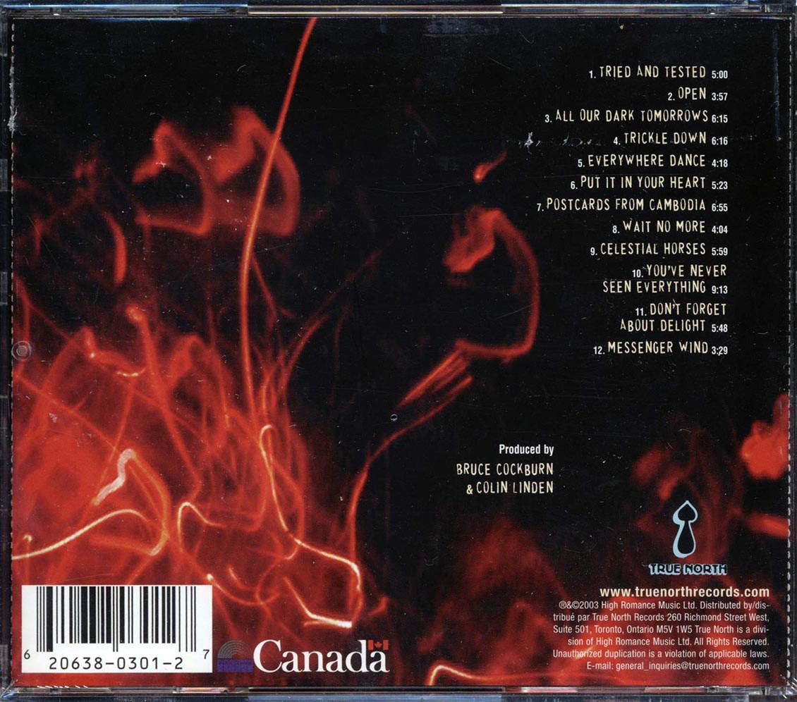 Bruce Cockburn - You've Never Seen Everything [2003 New CD]