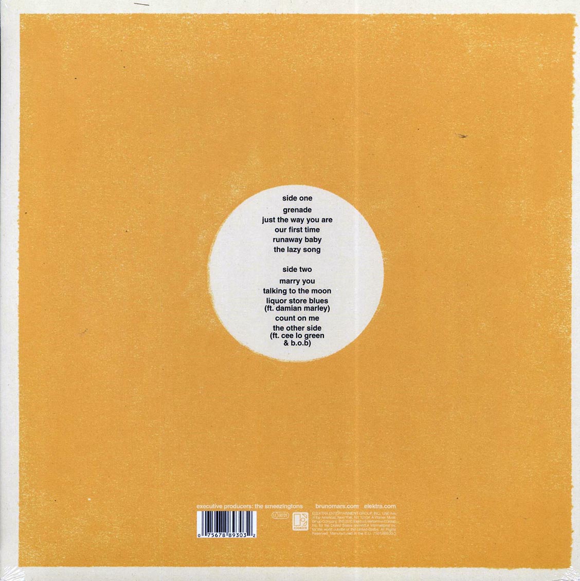 Bruno Mars - Doo-Wops & Hooligans [2010 New Vinyl Record LP]