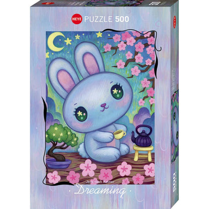 Bunny Zen Garden Dreaming 500 Piece Jigsaw Puzzle Heye