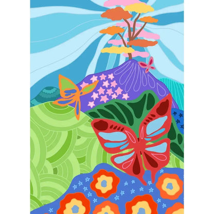 Butterfly 99 Piece Mini Jigsaw Puzzle Puzzledly
