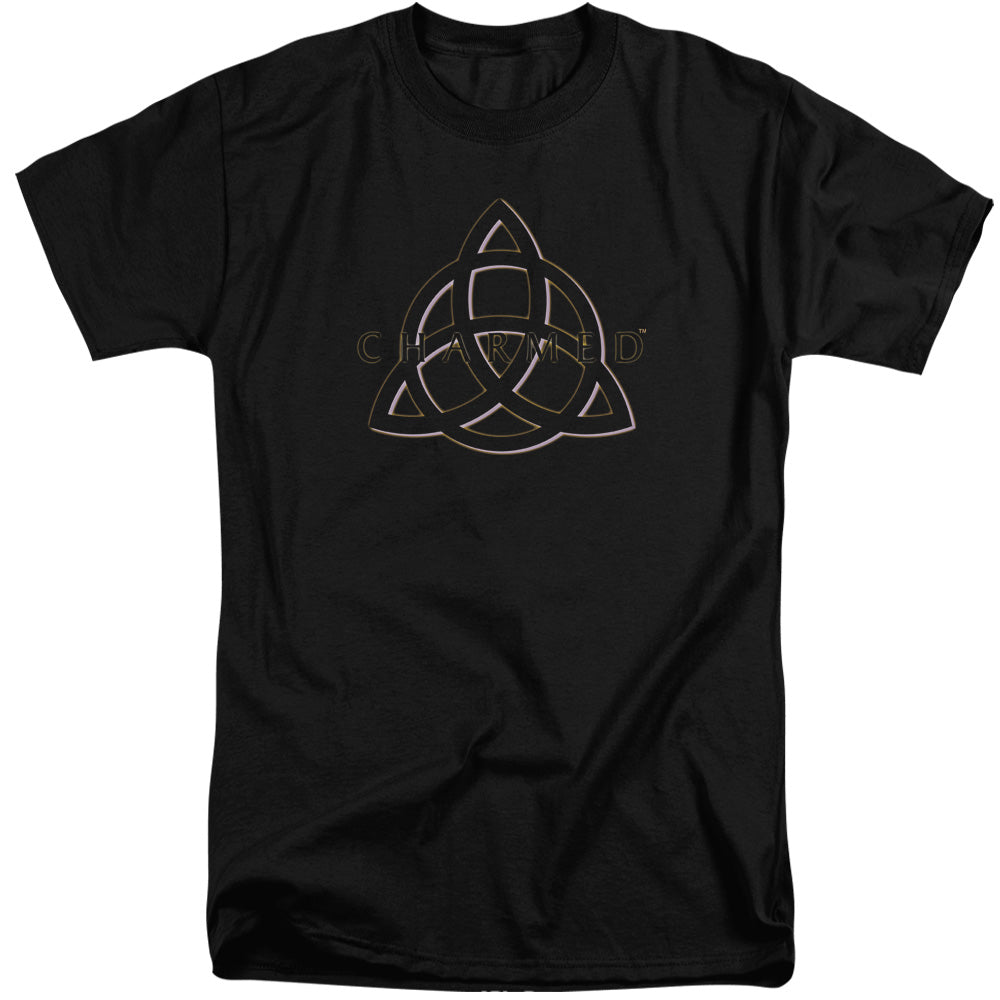 Charmed Triple Linked Logo Mens Tall T Shirt Black Officially Licensed
