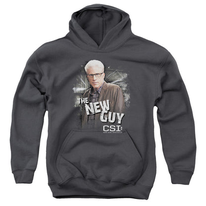 Csi the New Guy Kids Youth Hoodie Charcoal Officially Licensed