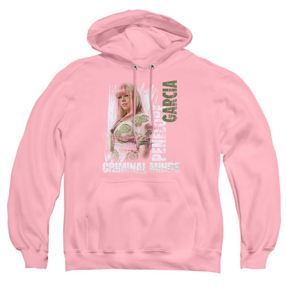 Criminal Minds Penelope Mens Hoodie Pink Officially Licensed