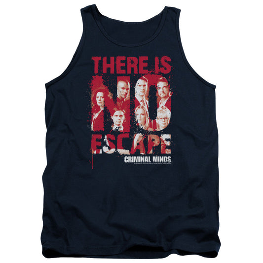 Criminal Minds No Escape Mens Tank Top Shirt Navy Officially Licensed