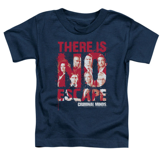 Criminal Minds No Escape Toddler Kids Youth T Shirt Navy Officially Licensed
