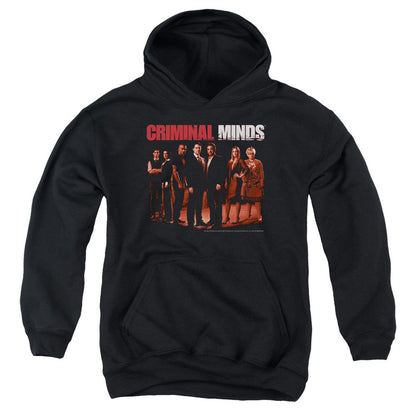 Criminal Minds the Crew Kids Youth Hoodie Black Officially Licensed