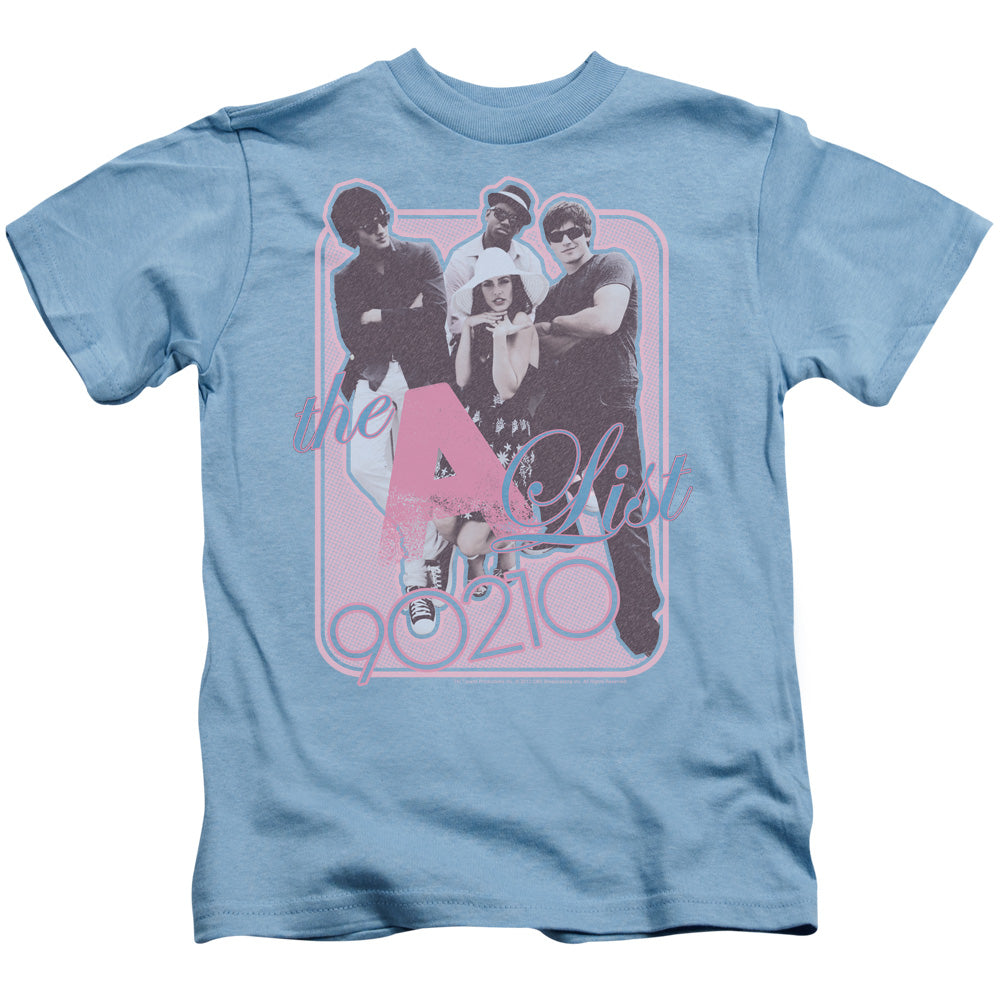 90210 the a List Juvenile Kids Youth T Shirt Carolina Blue Officially Licensed