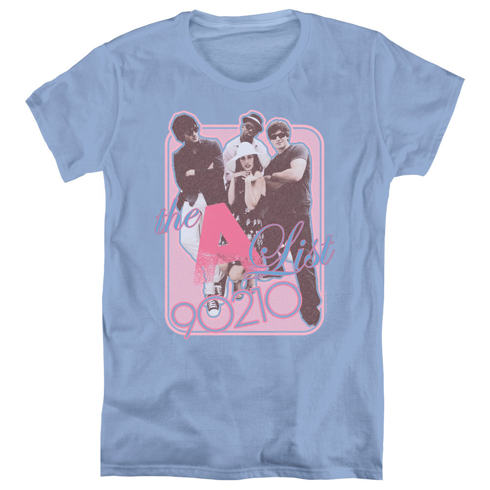 90210 the a List Womens T Shirt Carolina Blue Officially Licensed