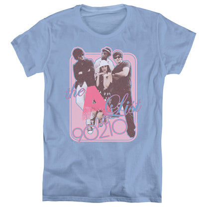 90210 the a List Womens T Shirt Carolina Blue Officially Licensed