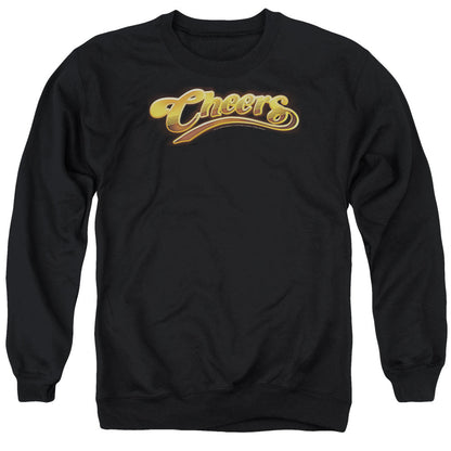 Cheers Cheers Logo Mens Crewneck Sweatshirt Black Officially Licensed