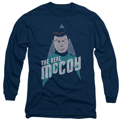Star Trek The Real Mccoy Mens Long Sleeve Shirt Navy Officially Licensed Officially Licensed