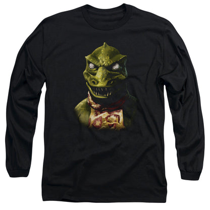 Star Trek Gorn Bust Mens Long Sleeve Shirt Black Officially Licensed Officially Licensed