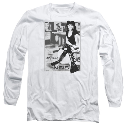 Ncis Relax Mens Long Sleeve Shirt White Officially Licensed