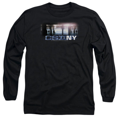 Csi New York Subway Mens Long Sleeve Shirt Black Officially Licensed Officially Licensed