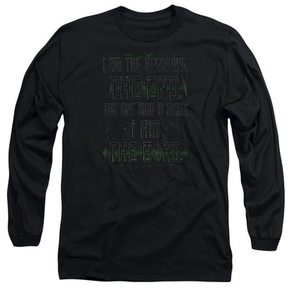 Star Trek Iborg Mens Long Sleeve Shirt Black Officially Licensed Officially Licensed