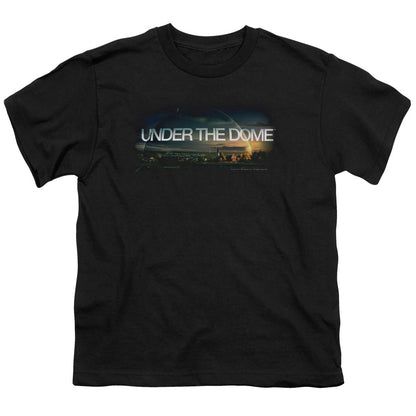 Under the Dome Dome Key Art Kids Youth T Shirt Black Officially Licensed